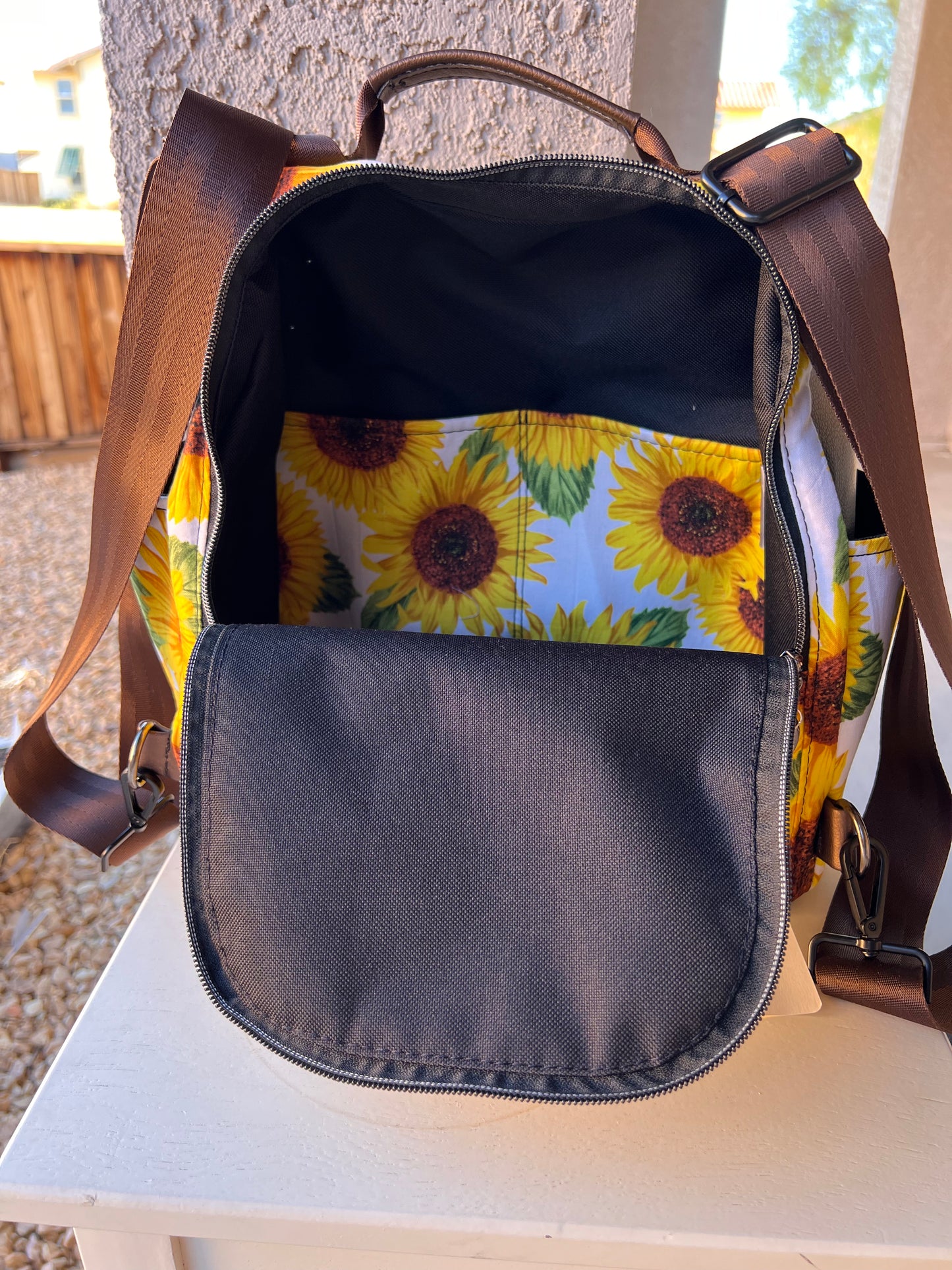 Sunflower Guardian backpack